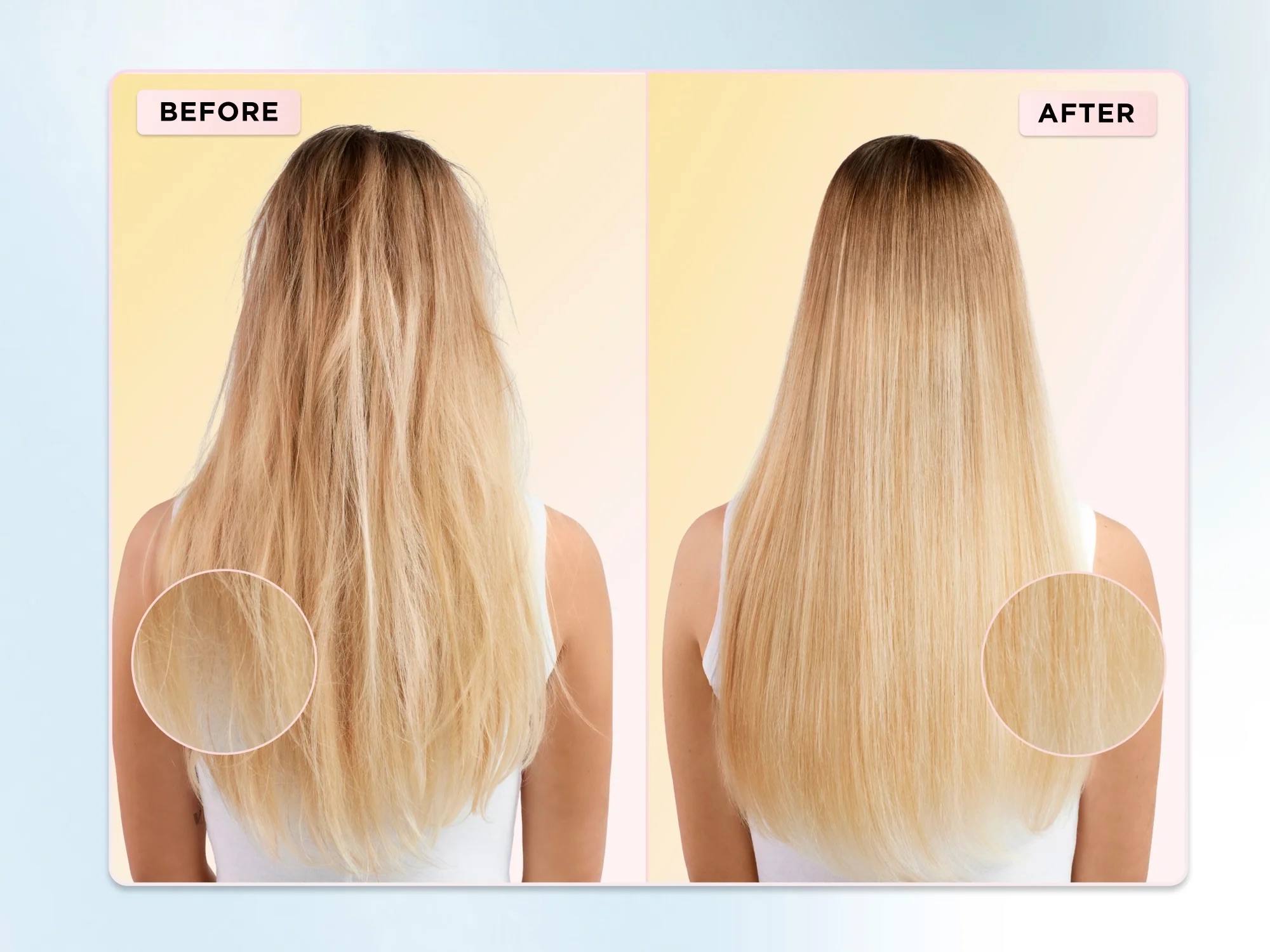 Keratin smoothing treatment