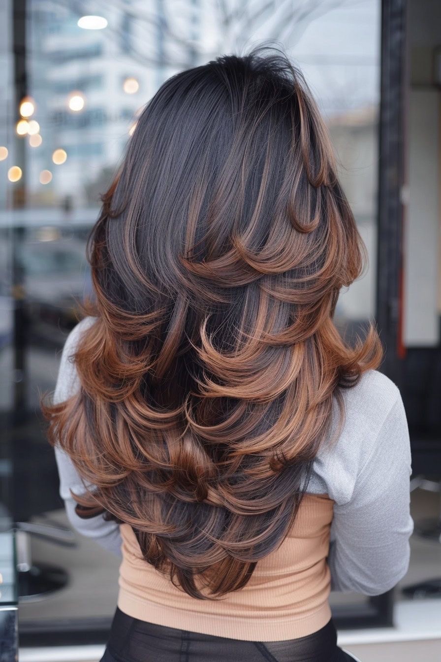 Precision haircut styling